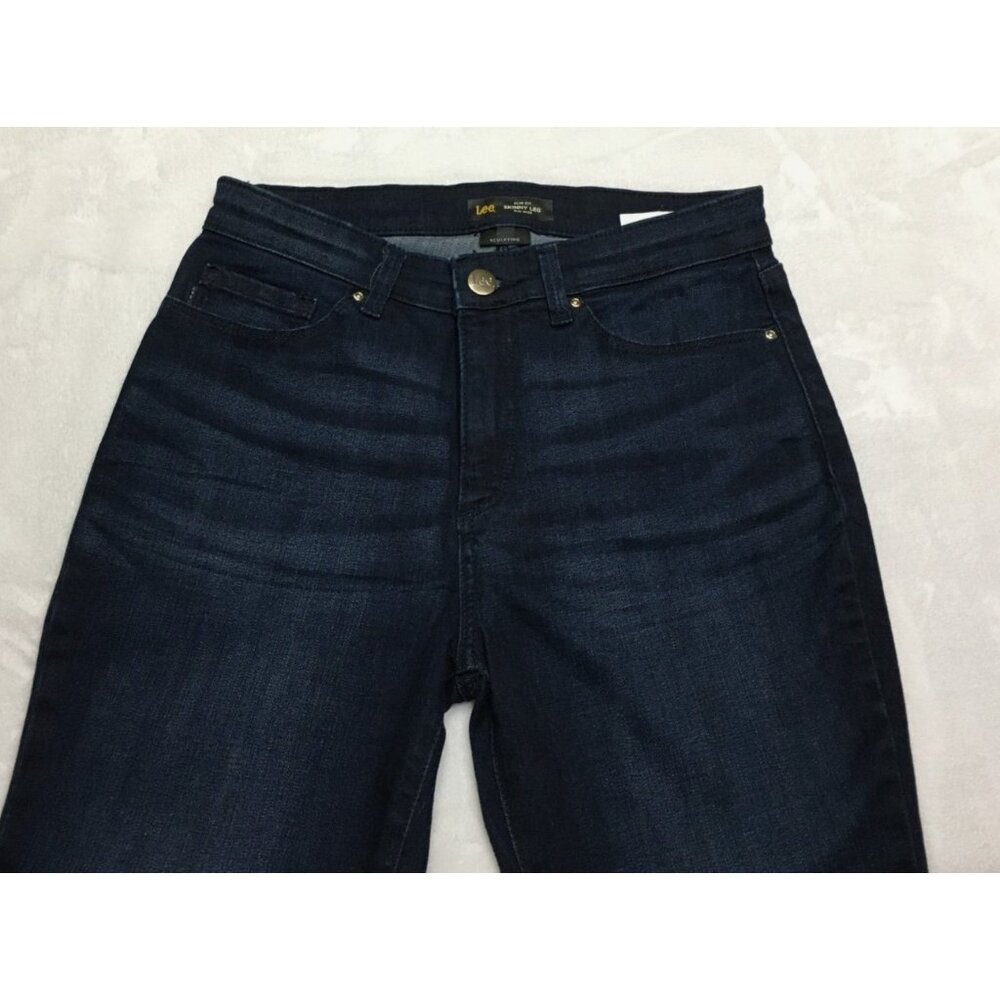 Lee Slim Fit Skinny Leg Mid Rise Sculpting Jeans Women's 6 Long 28.5 x 31.5 - Picture 2 of 11